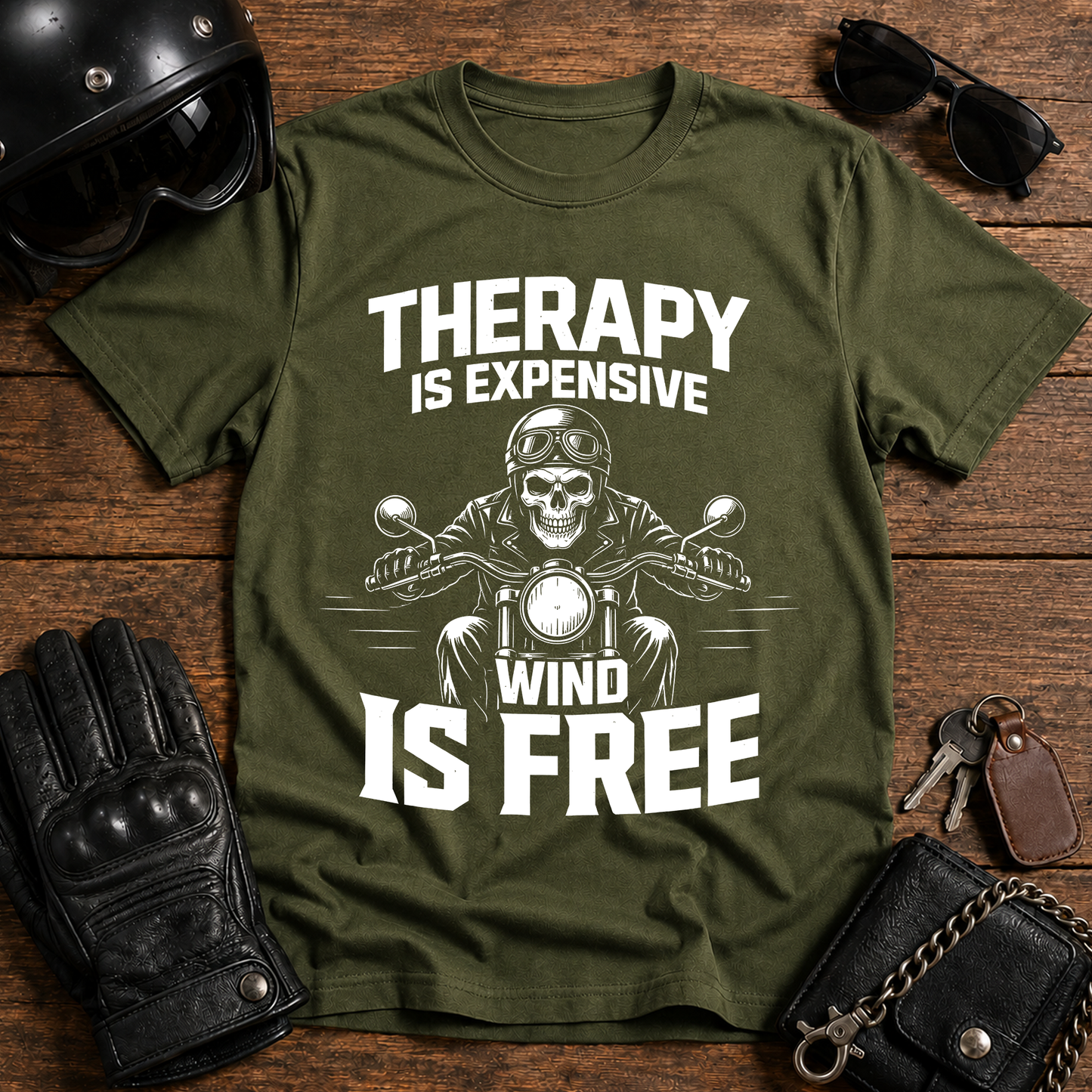 Therapy Is Expensive, Wind Is Free T‑Shirt