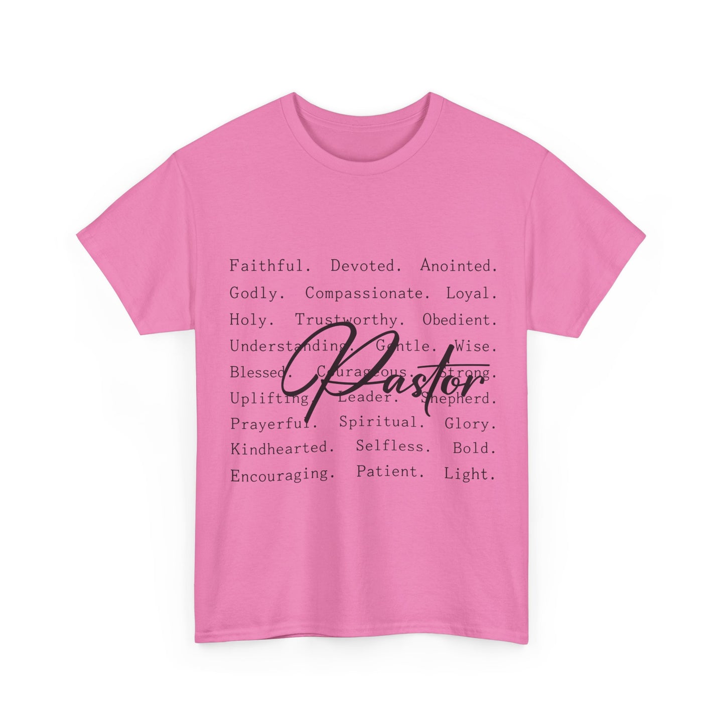 Christian Ministry Tee with Inspirational Words