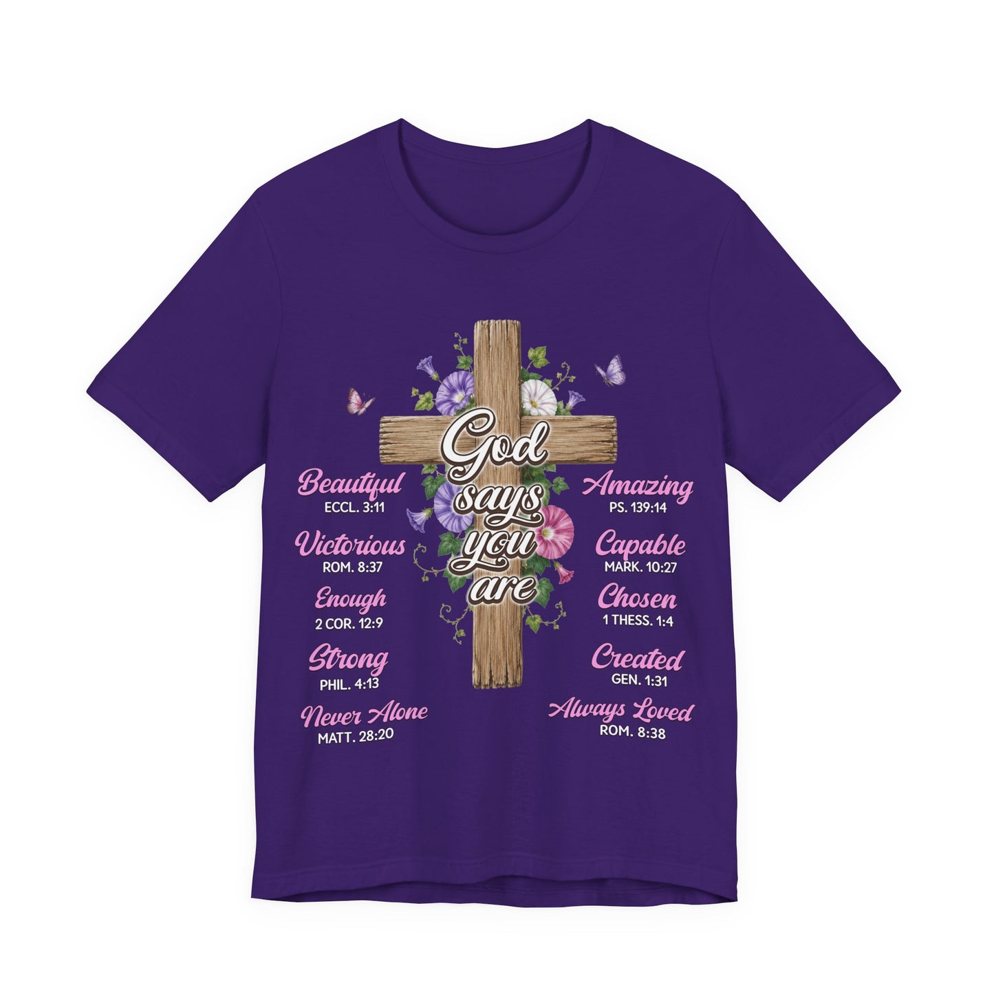 God Says You Are- Christian Women T-Shirt