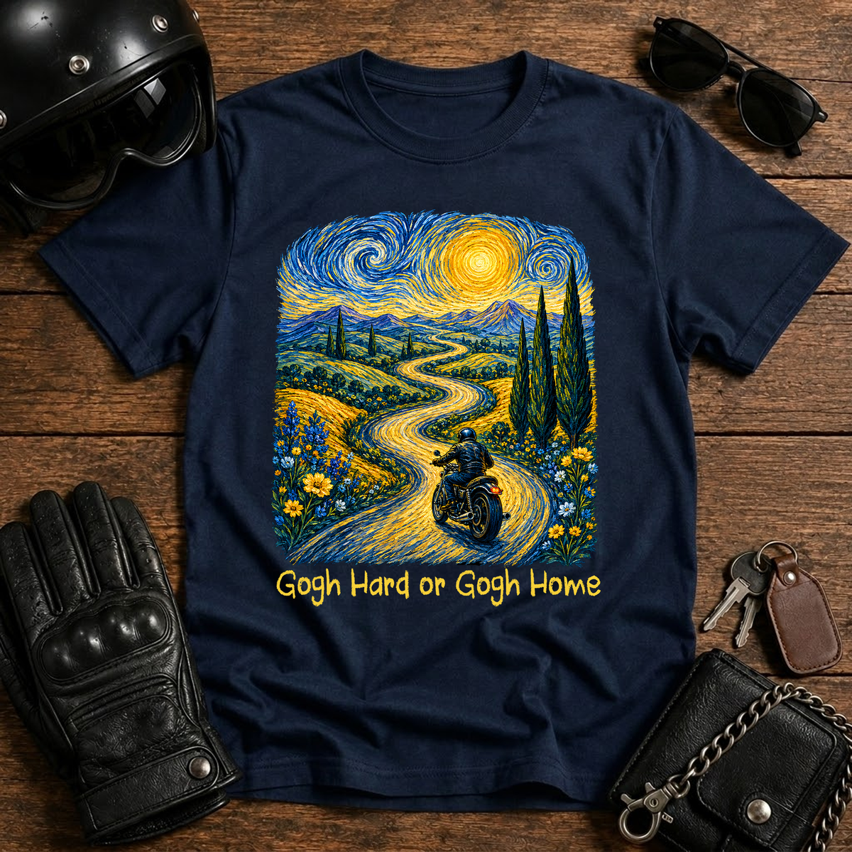 Gogh Hard or Gogh Home T-Shirt