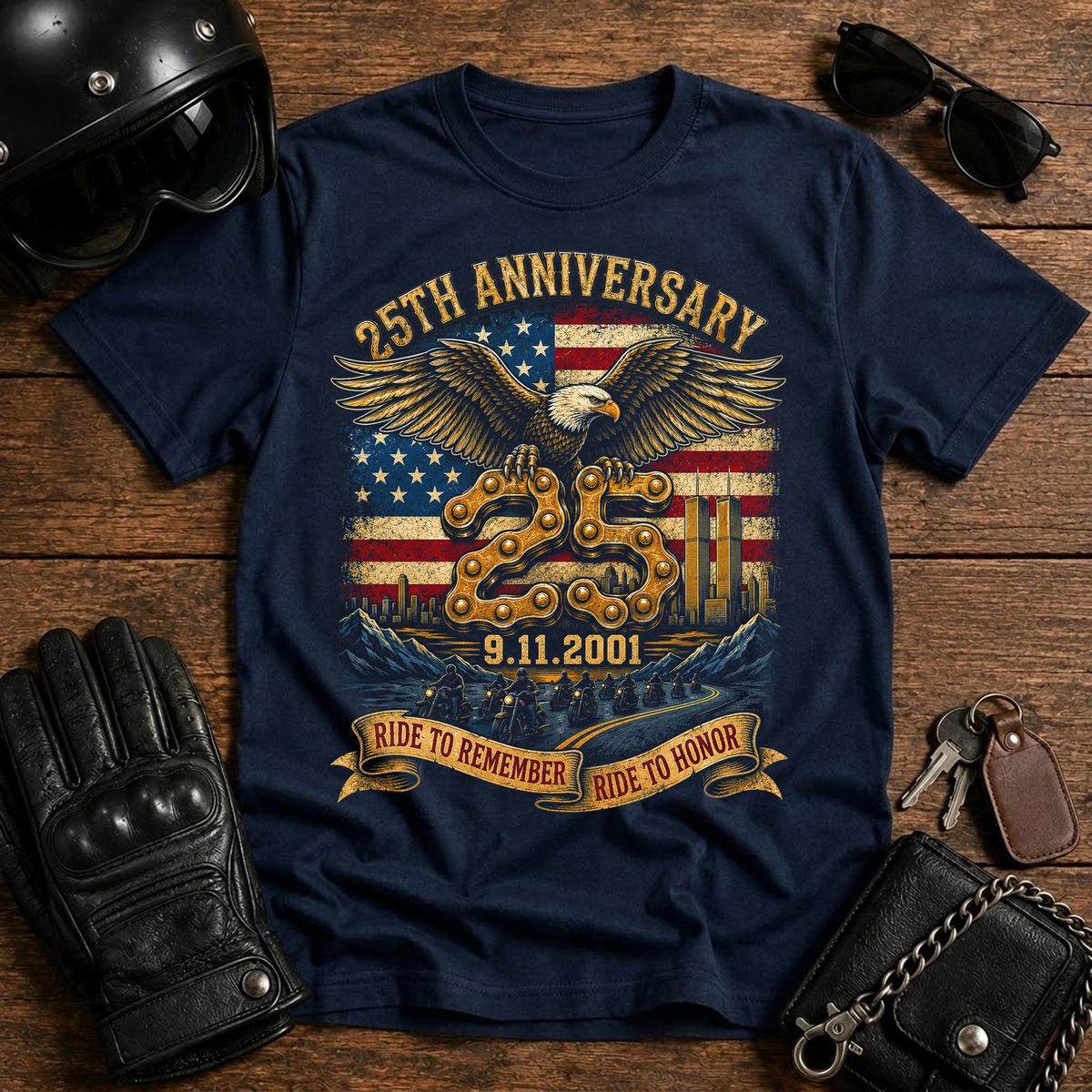 Ride to Remember Ride to Honor T-Shirt