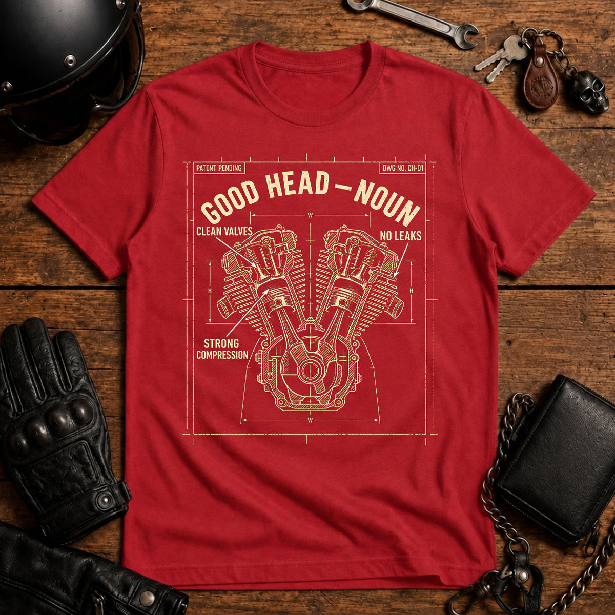 CLEAN VALVES, STRONG COMPRESSION, NO LEAKS T-Shirt
