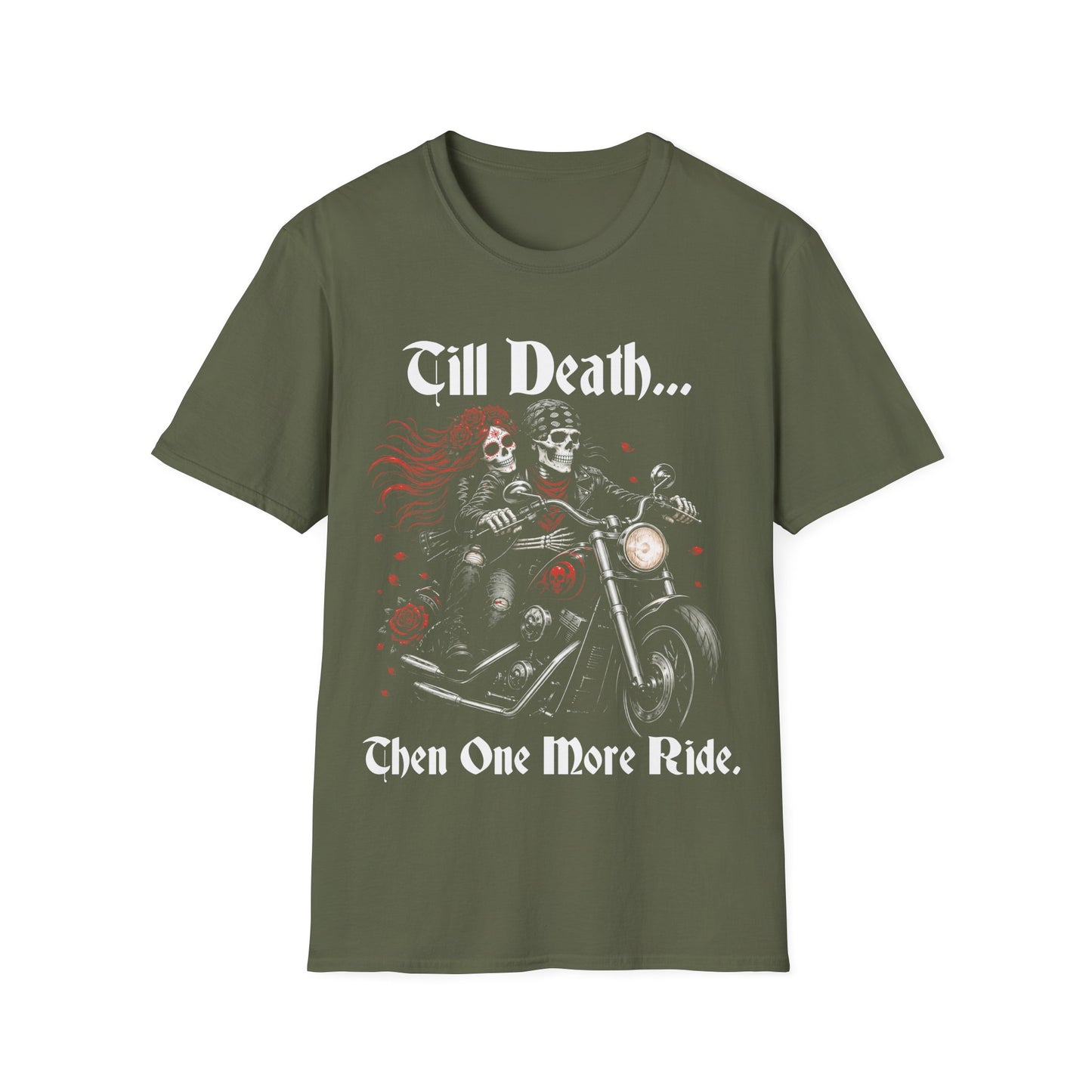 Till Death Then One More Ride Biker Couple T-Shirt