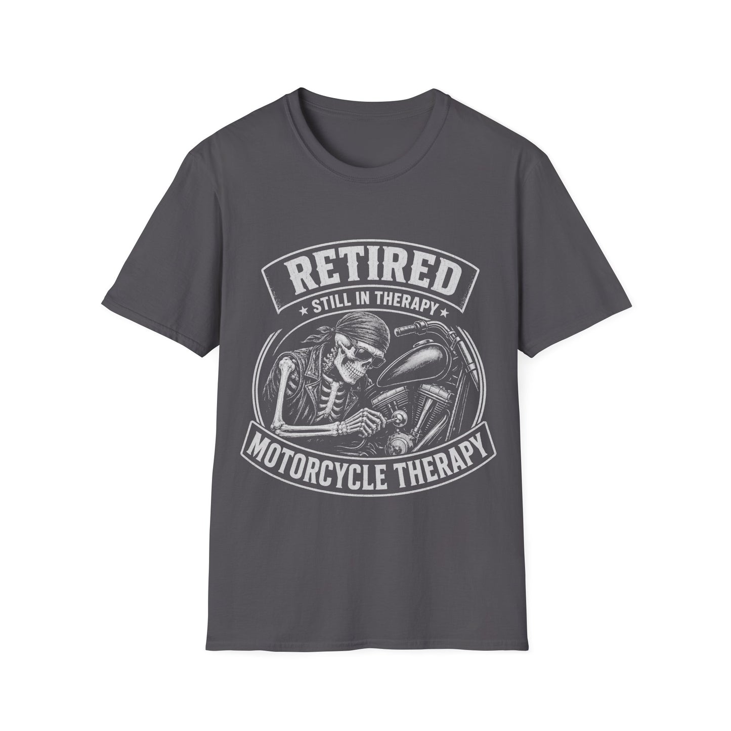 Retired Motorcycle Therapy T-Shirt