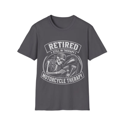 Retired Motorcycle Therapy T-Shirt