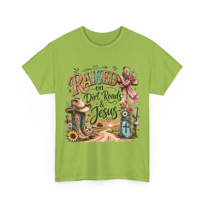 Raised on Dirt Roads & Jesus T-Shirt
