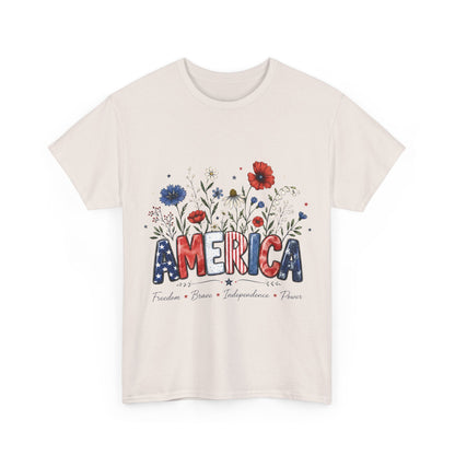 T-Shirt — "America"  (Freedom • Pride • Independence)