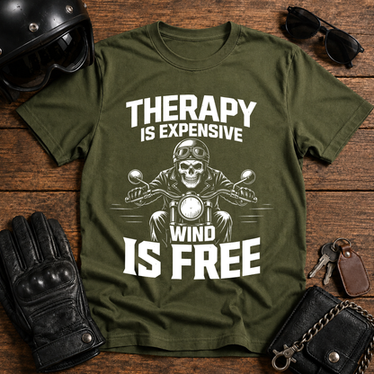 Therapy Is Expensive, Wind Is Free T‑Shirt