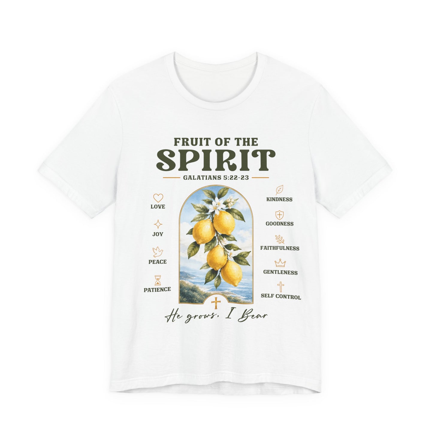 Fruit of the Spirit Lemon - Christian Women T-Shirt