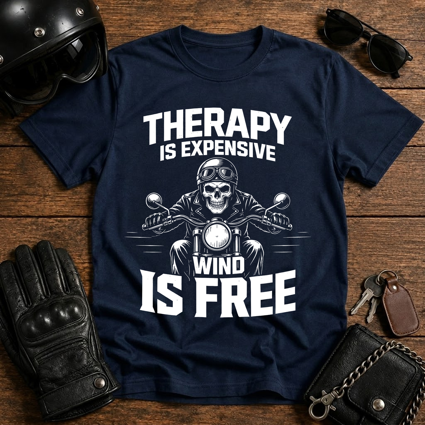 Therapy Is Expensive, Wind Is Free T‑Shirt