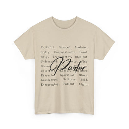 Christian Ministry Tee with Inspirational Words