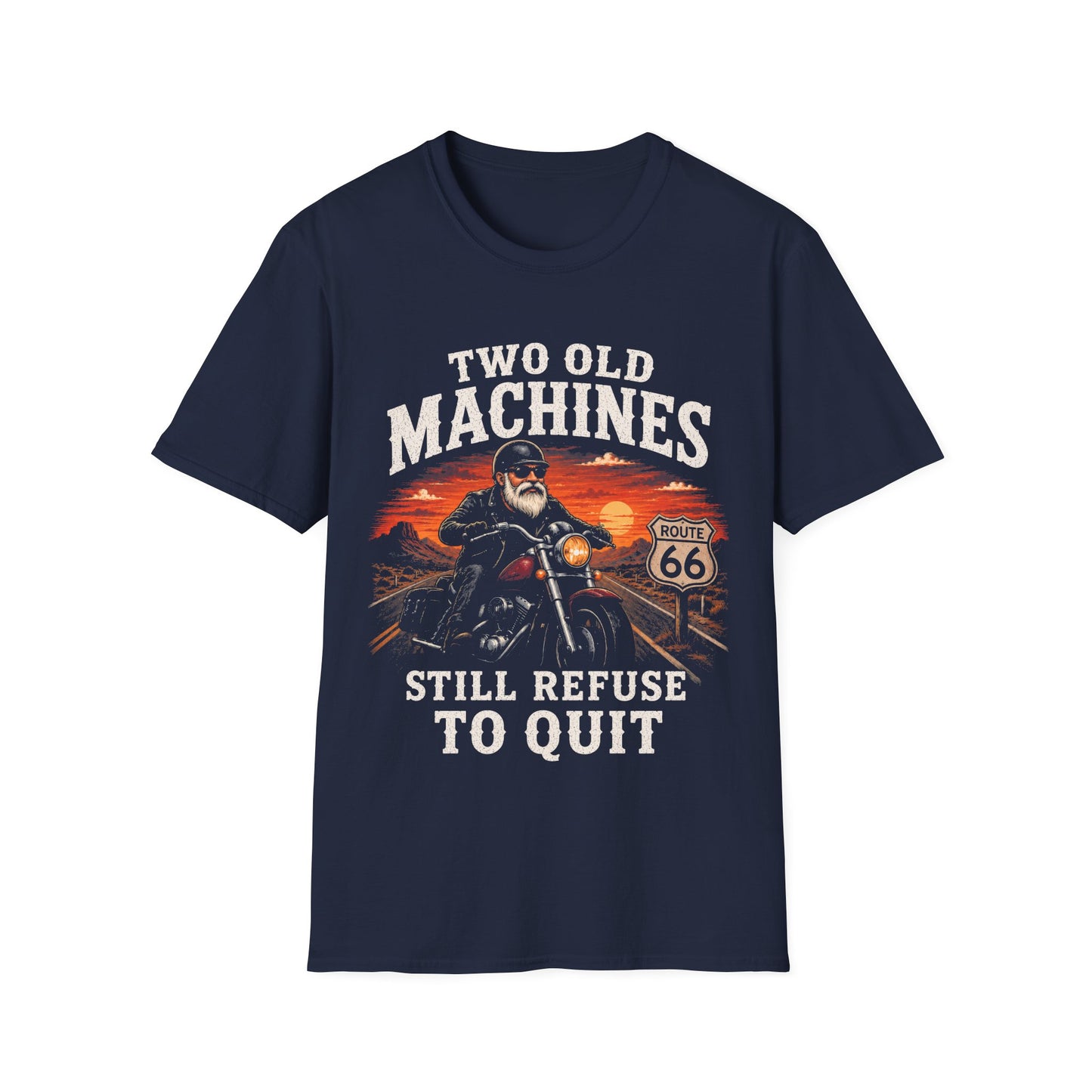“Still Refuse to Quit” Retro Biker Tee