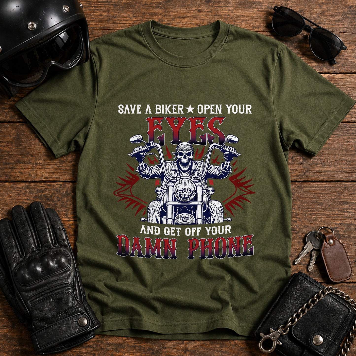 Save A Biker T-Shirt