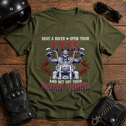 Save A Biker T-Shirt