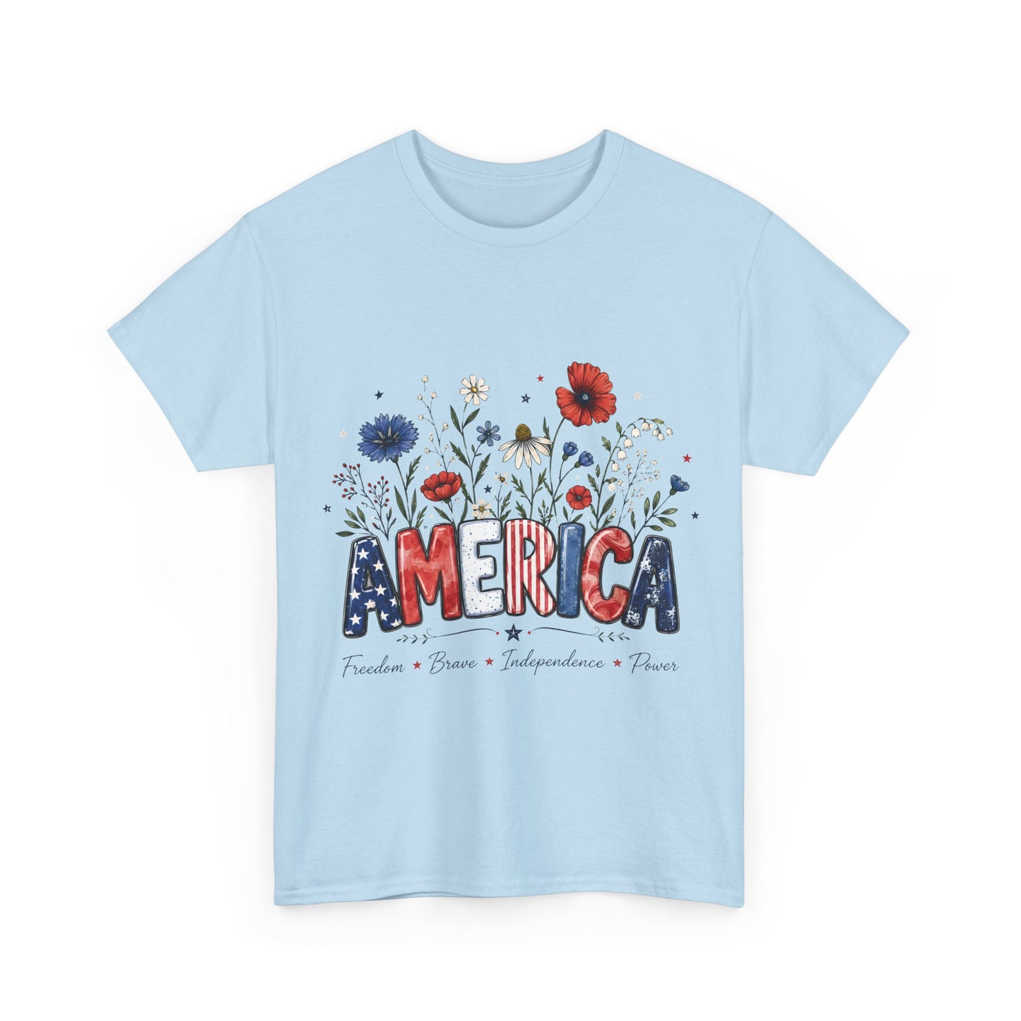 T-Shirt — "America"  (Freedom • Pride • Independence)