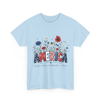 T-Shirt — "America"  (Freedom • Pride • Independence)