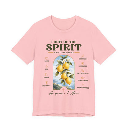 Fruit of the Spirit Lemon - Christian Women T-Shirt