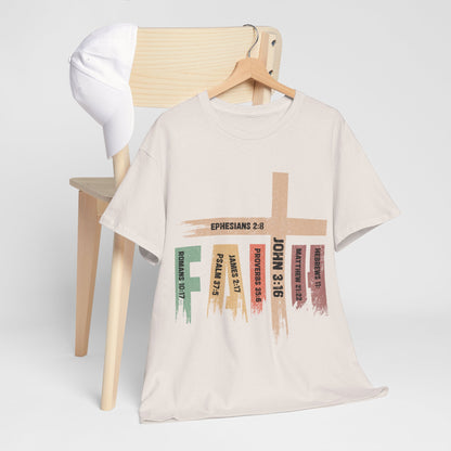 John 3:16 & Bible Verse Design  T‑Shirt