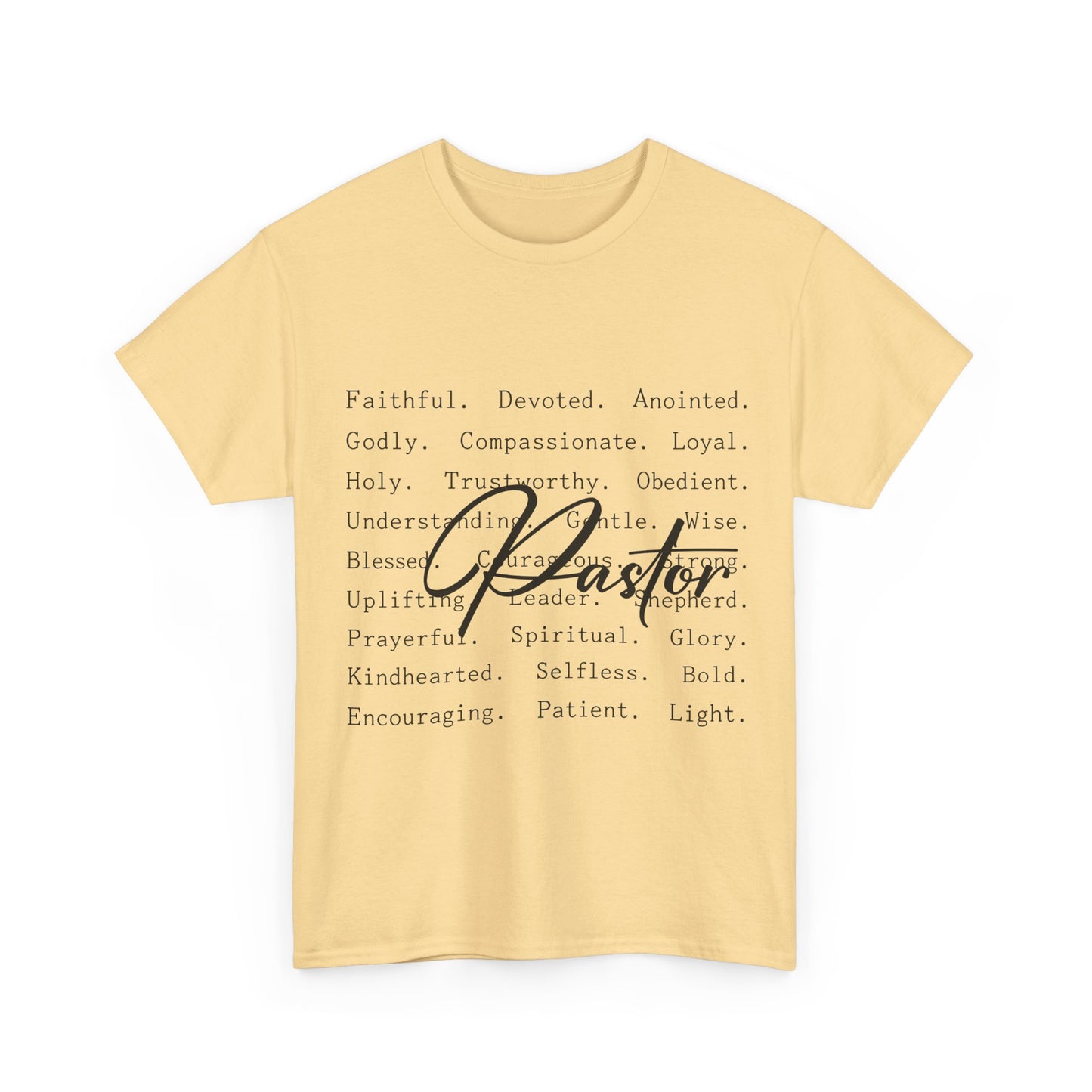 Christian Ministry Tee with Inspirational Words