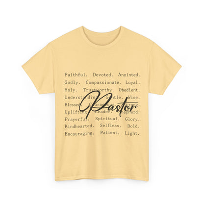 Christian Ministry Tee with Inspirational Words