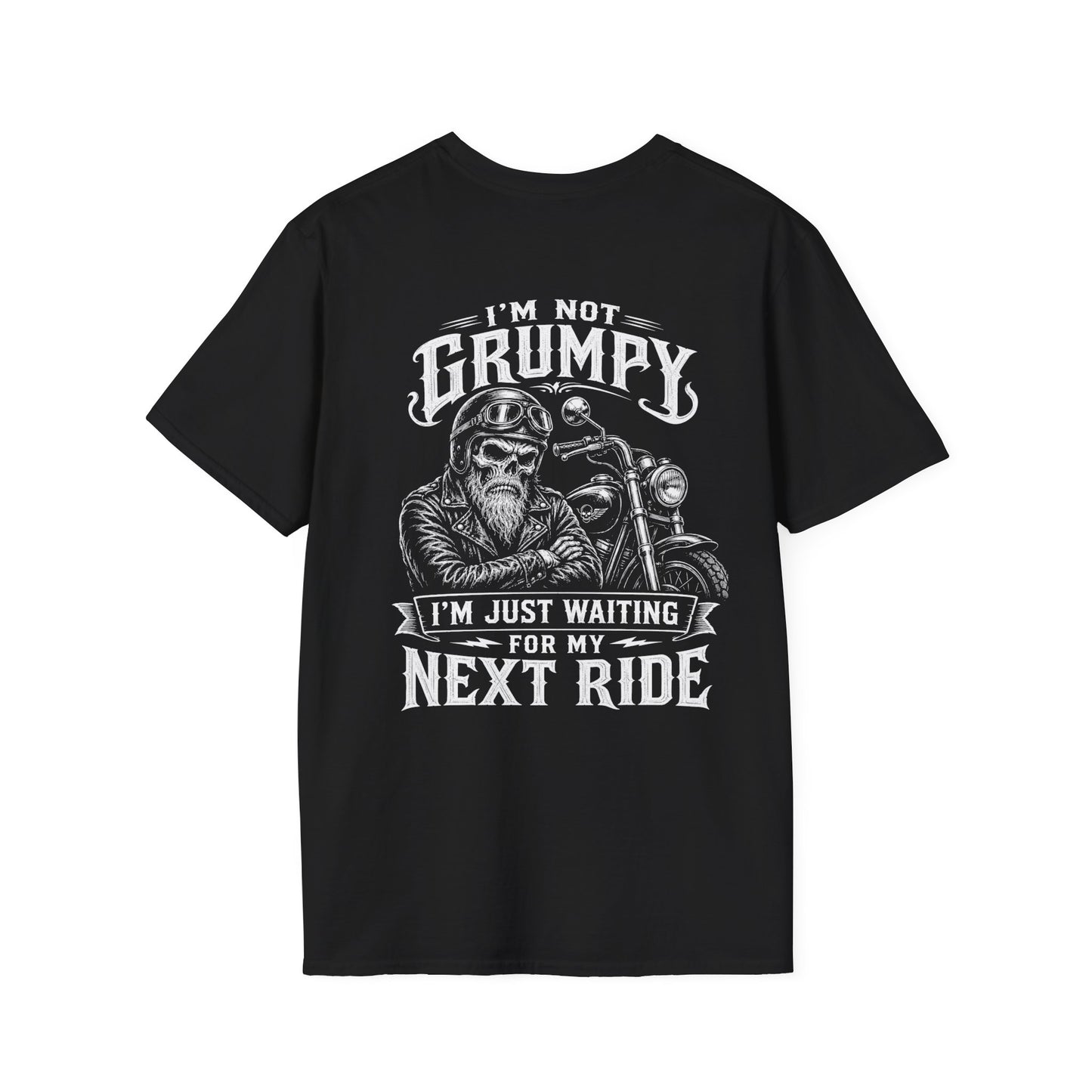 I'm Not Grumpy Motorcycle T‑Shirt