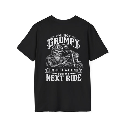 I'm Not Grumpy Motorcycle T‑Shirt