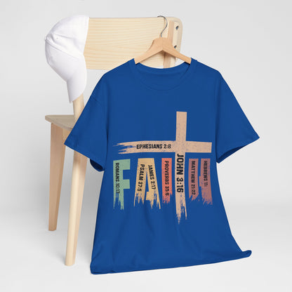 John 3:16 & Bible Verse Design  T‑Shirt