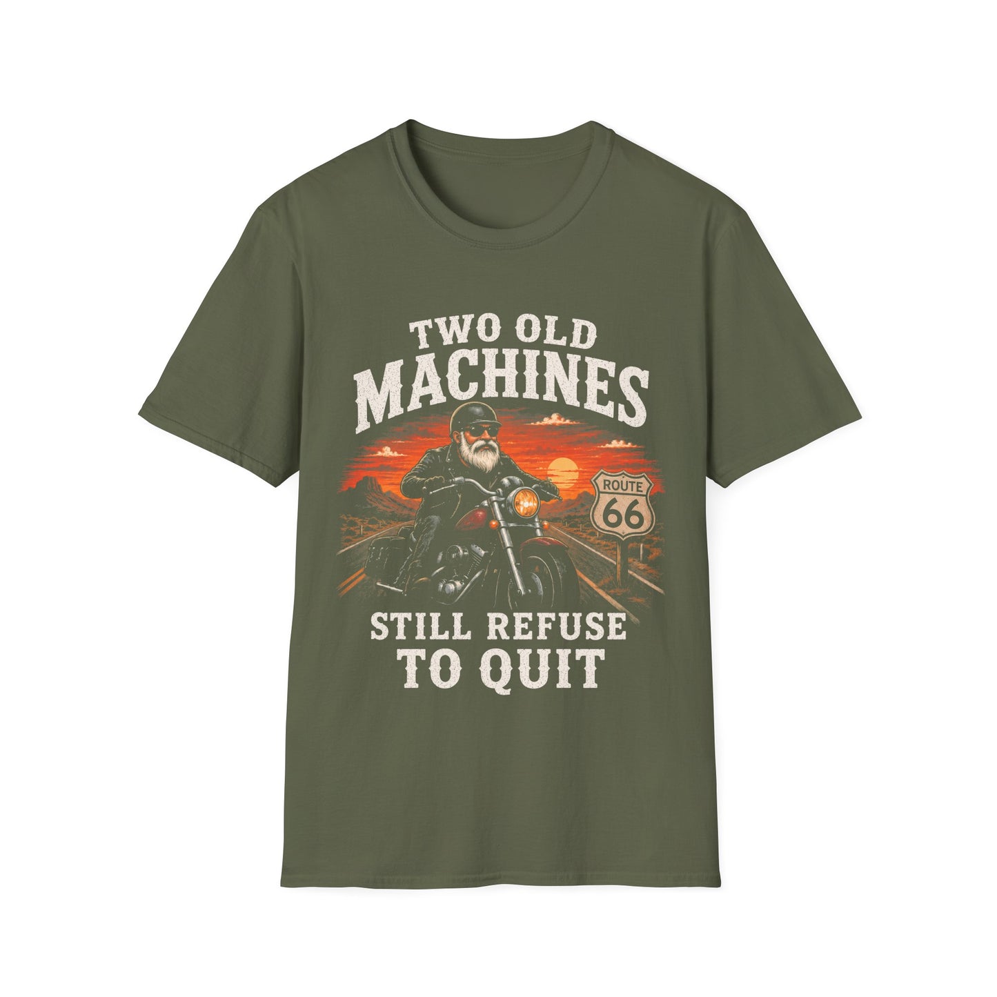 “Still Refuse to Quit” Retro Biker Tee