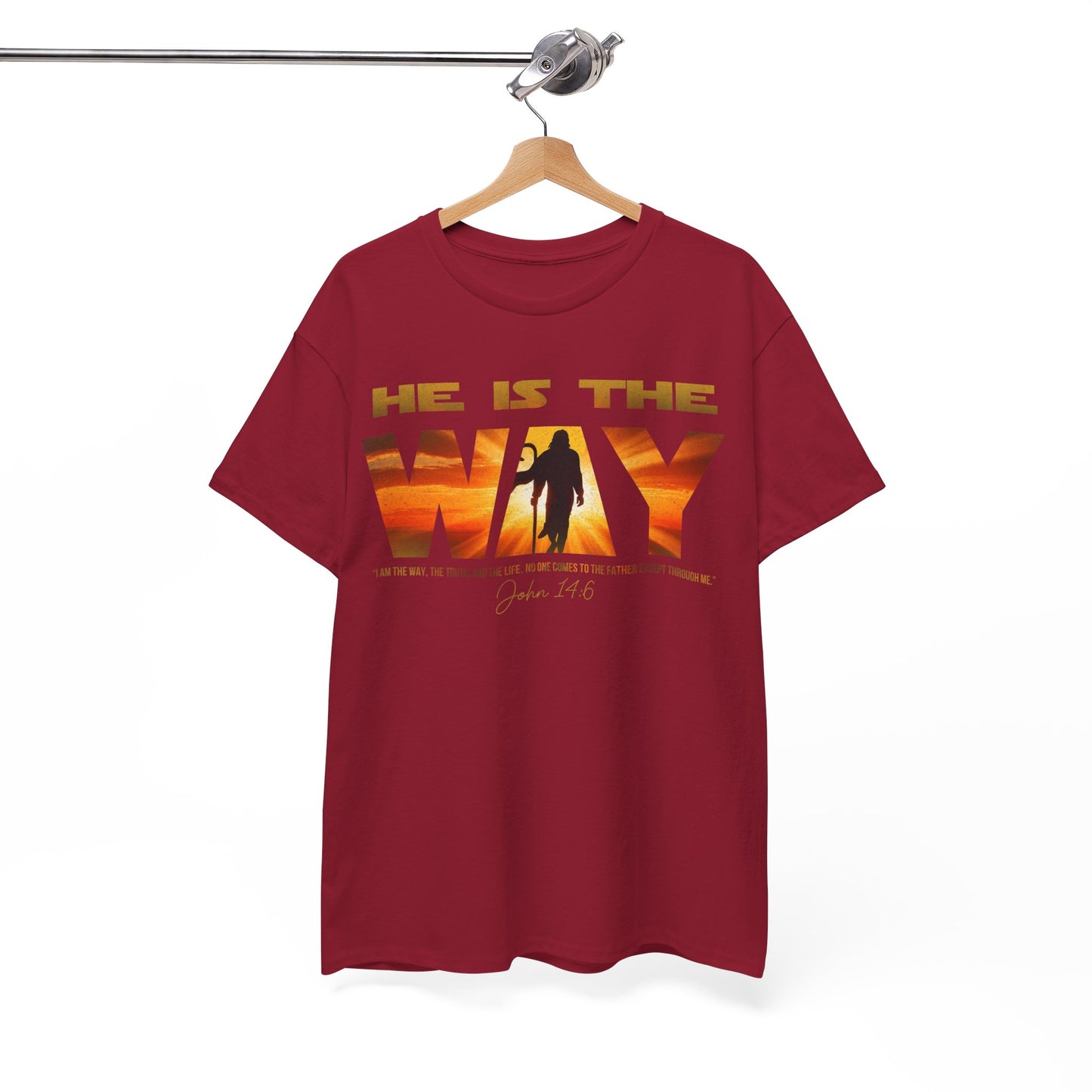 "He Is The Way" Jesus 14:6 Inspirational Tee