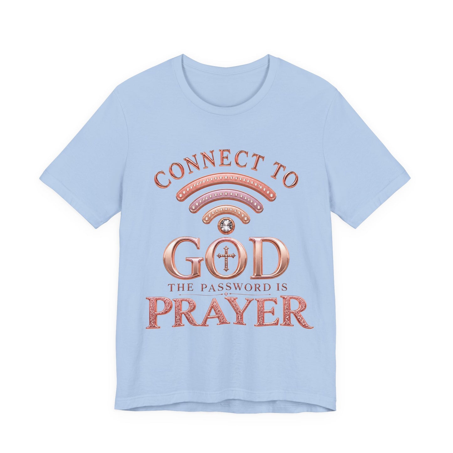 Connect to God- Christian Women T-Shirt