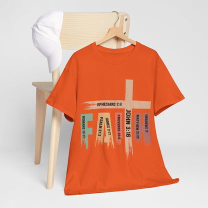John 3:16 & Bible Verse Design  T‑Shirt