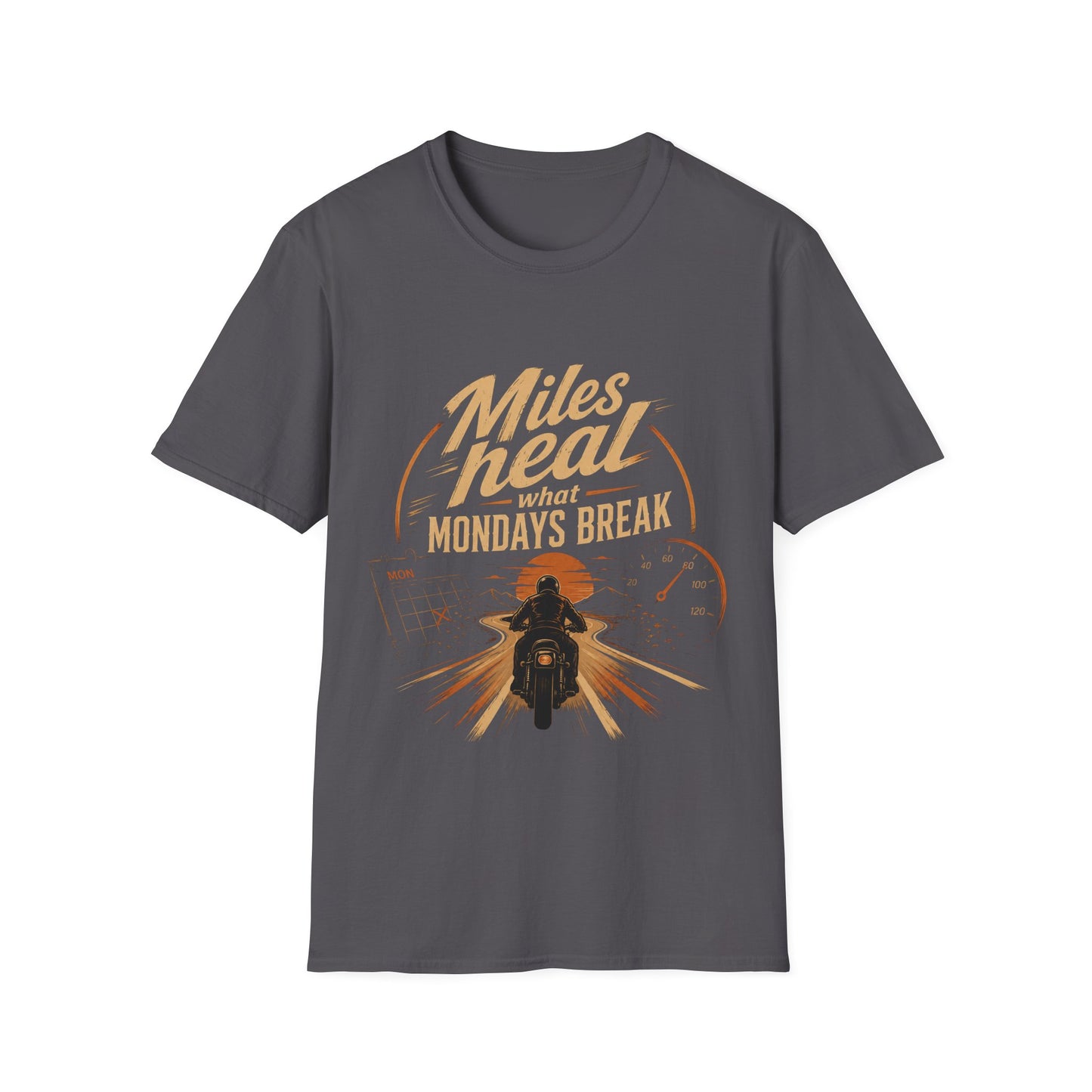 Miles Heal What Mondays Break T-Shirt