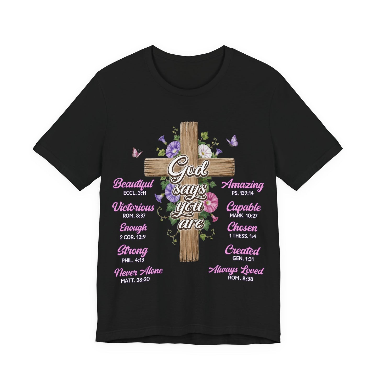God Says You Are- Christian Women T-Shirt