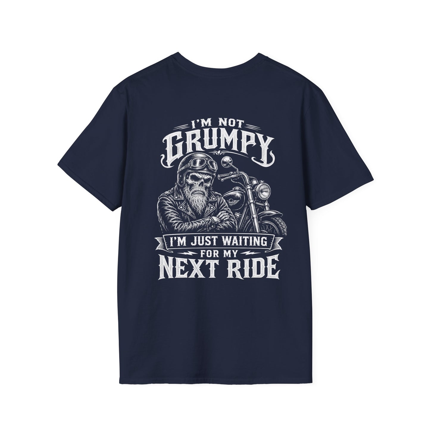 I'm Not Grumpy Motorcycle T‑Shirt