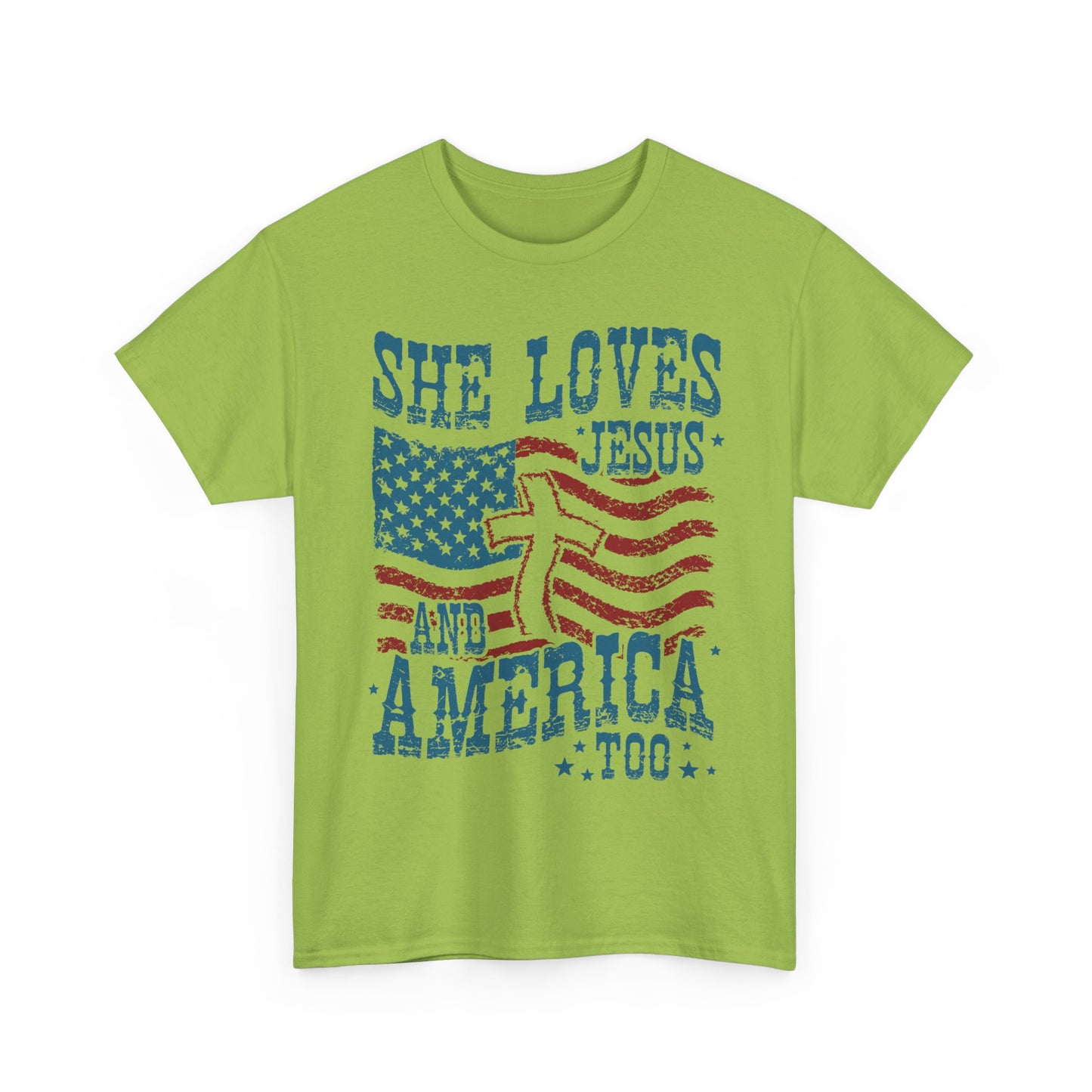 “She Loves Jesus and America Too” T-Shirt