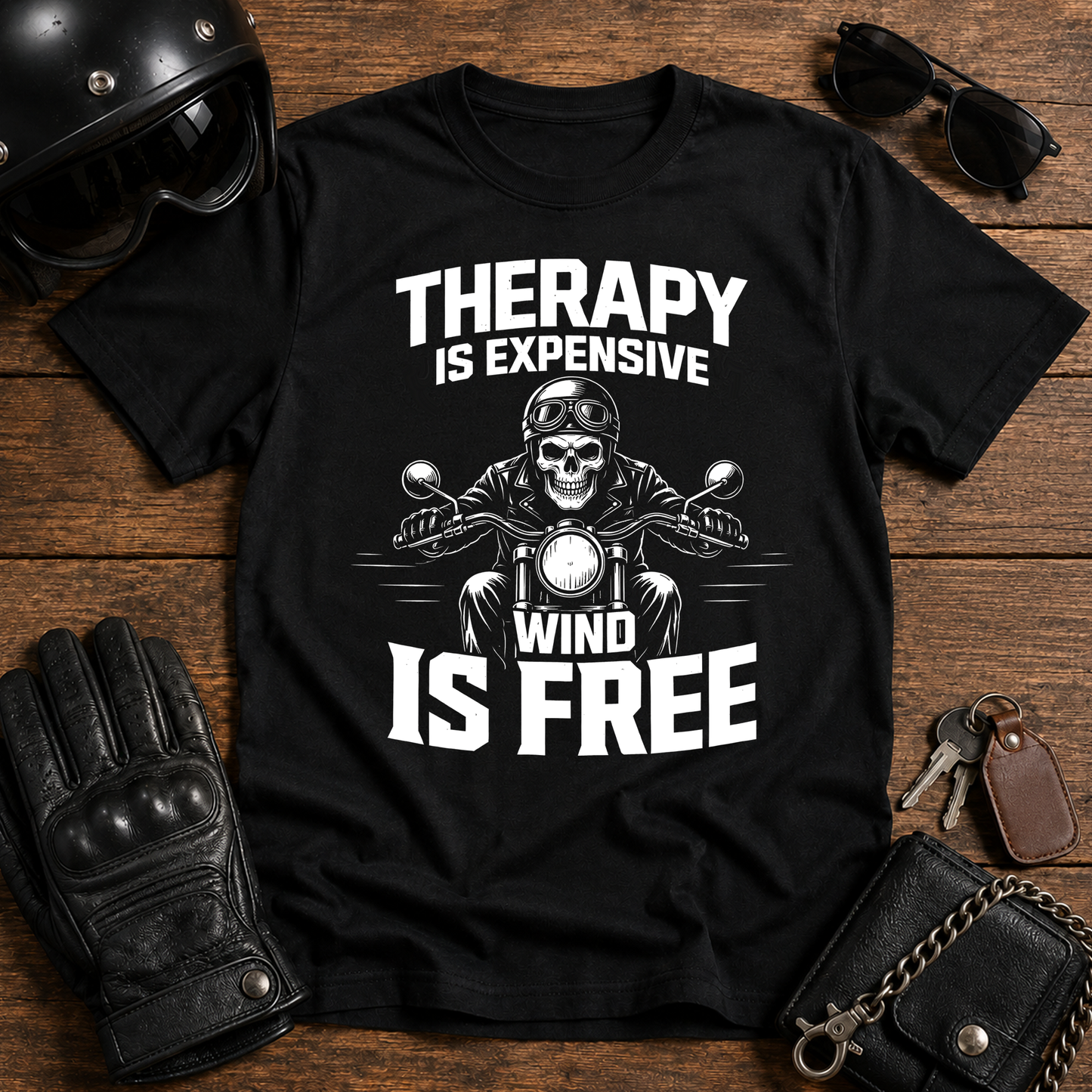 Therapy Is Expensive, Wind Is Free T‑Shirt