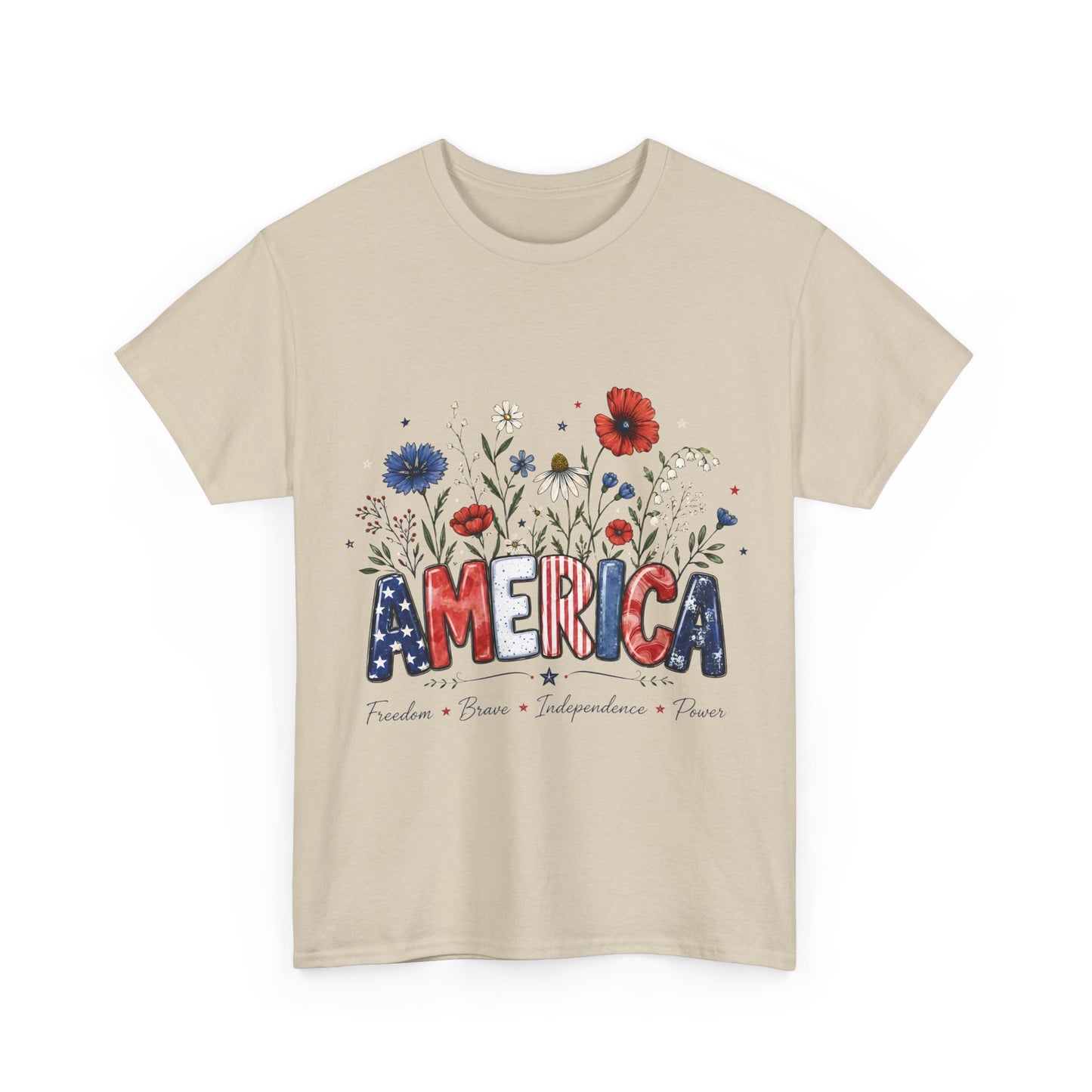 T-Shirt — "America"  (Freedom • Pride • Independence)