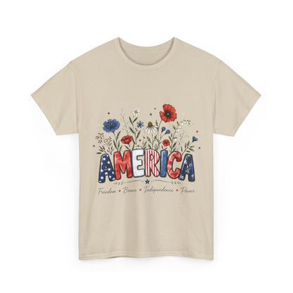 T-Shirt — "America"  (Freedom • Pride • Independence)