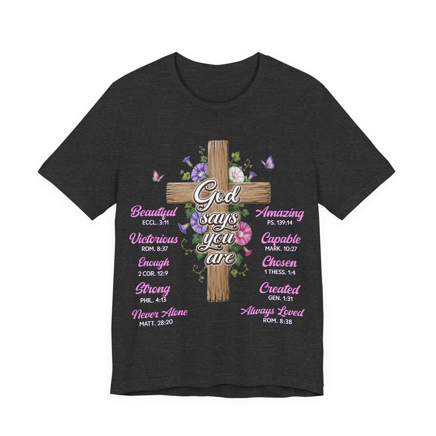 God Says You Are- Christian Women T-Shirt