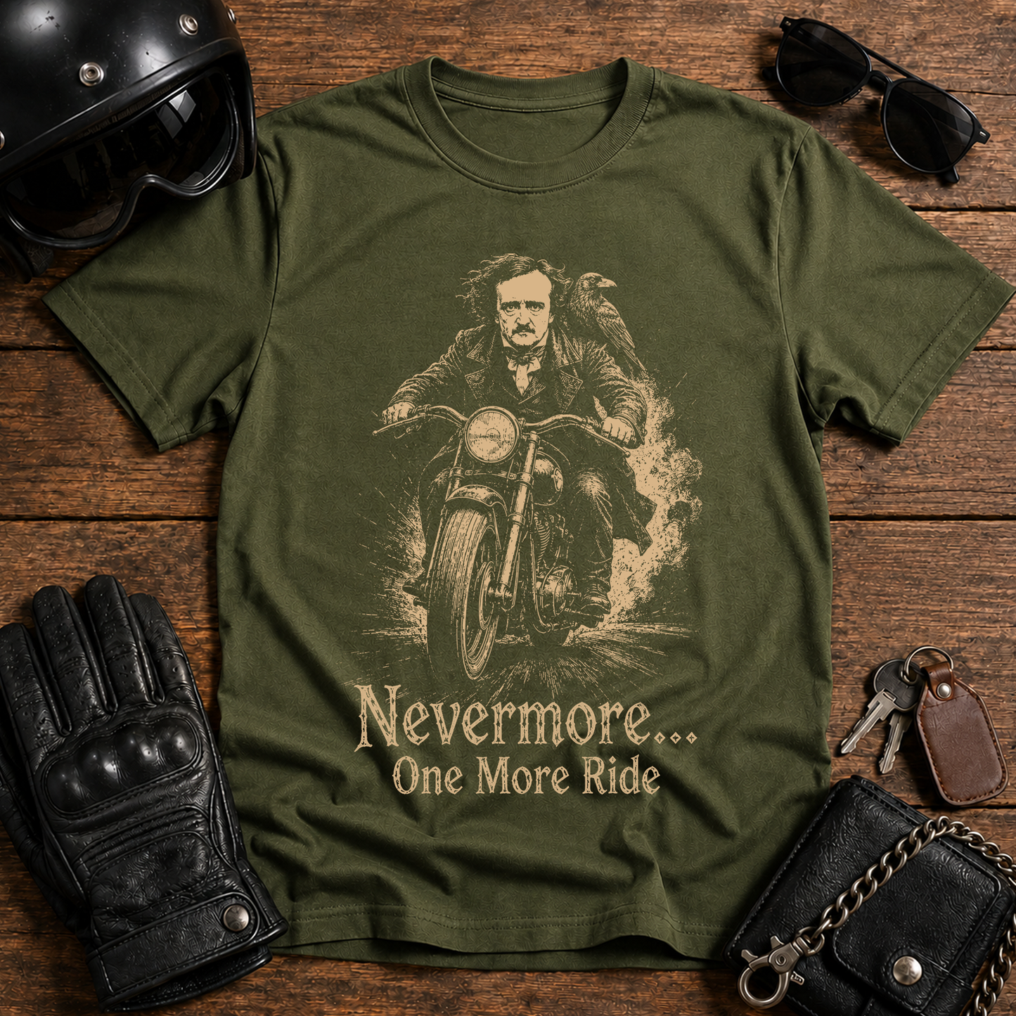 Nevermore one more ride- T-Shirt