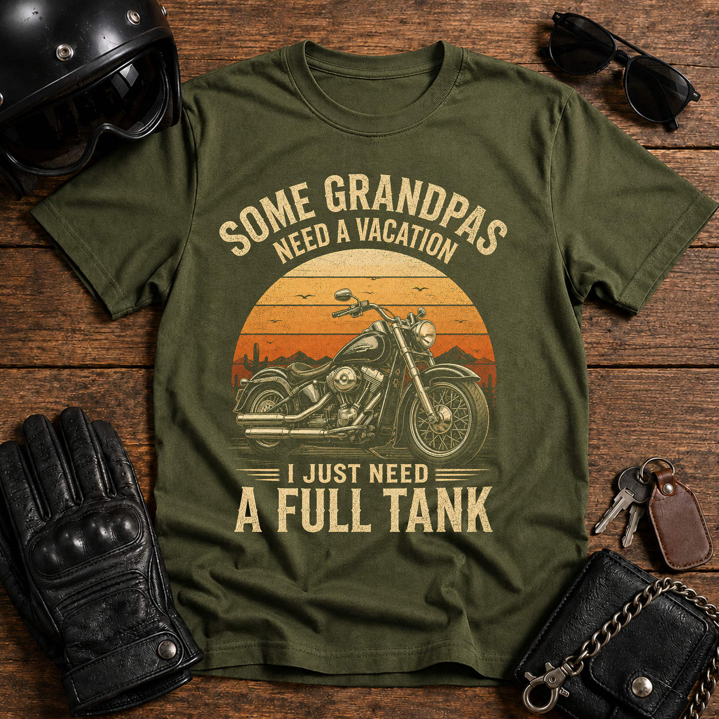 Some Grandpas Need a Vacation -T-Shirt