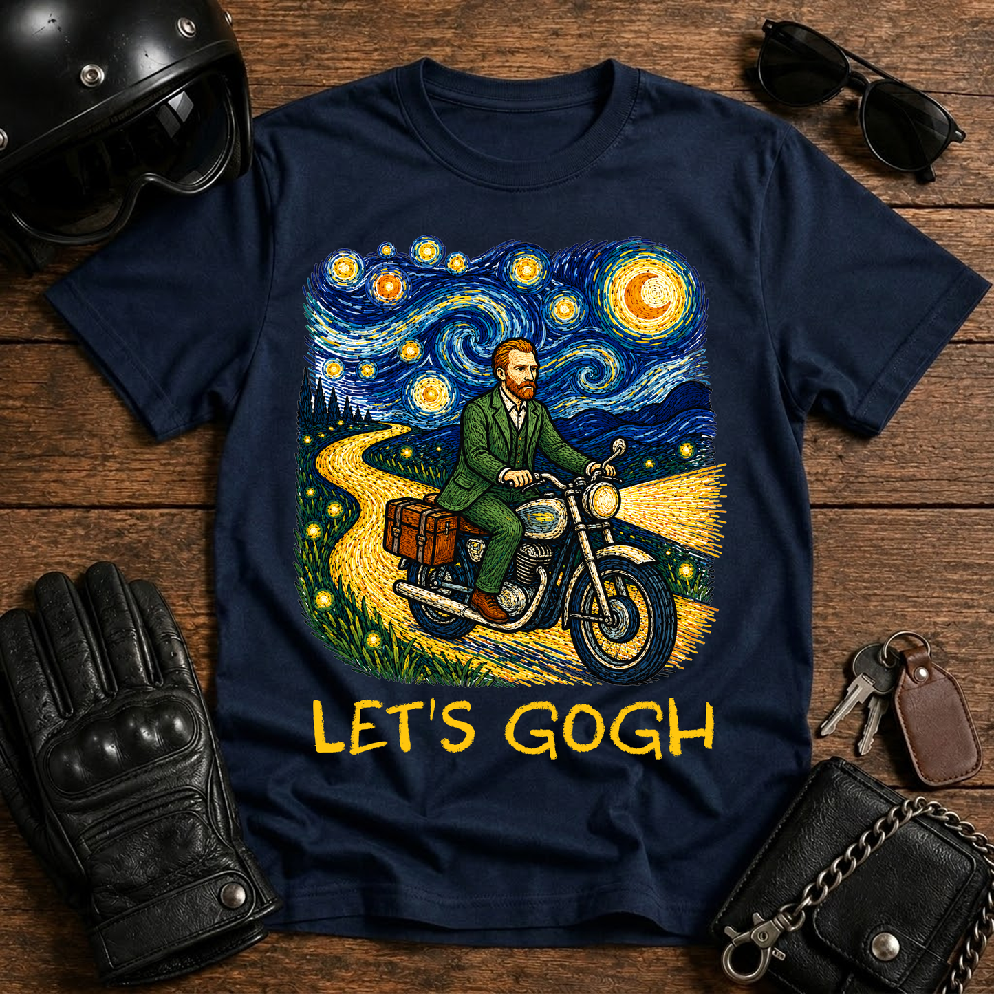 Van Gogh Starry Ride T‑Shirt