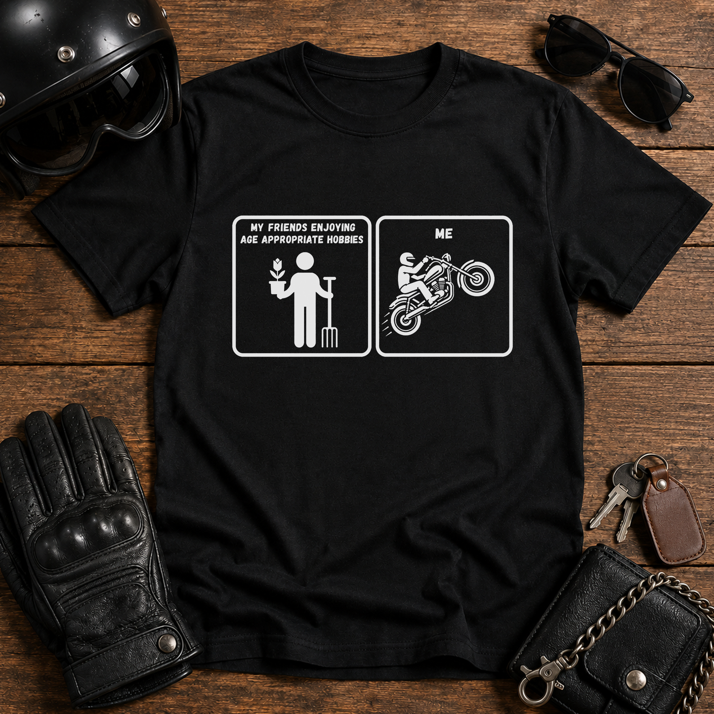 My Friends Enjoying Age‑Appropriate Hobbies / Me T‑Shirt