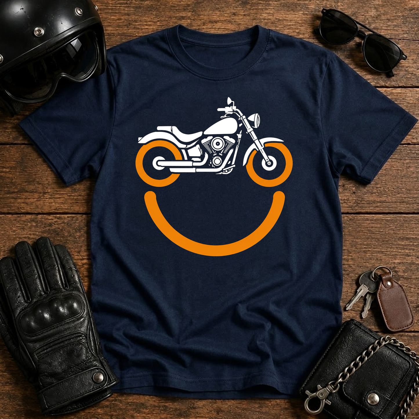Motorcycle Smile T‑Shirt