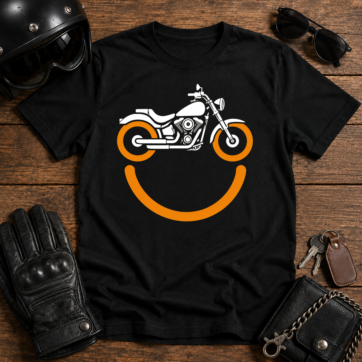 Motorcycle Smile T‑Shirt