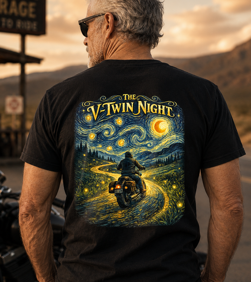 The V-Twin Night Biker T-Shirt