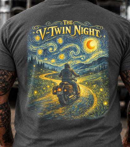 The V-Twin Night Biker T-Shirt