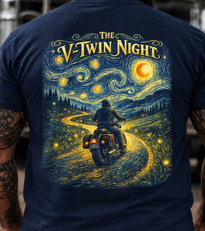 The V-Twin Night Biker T-Shirt