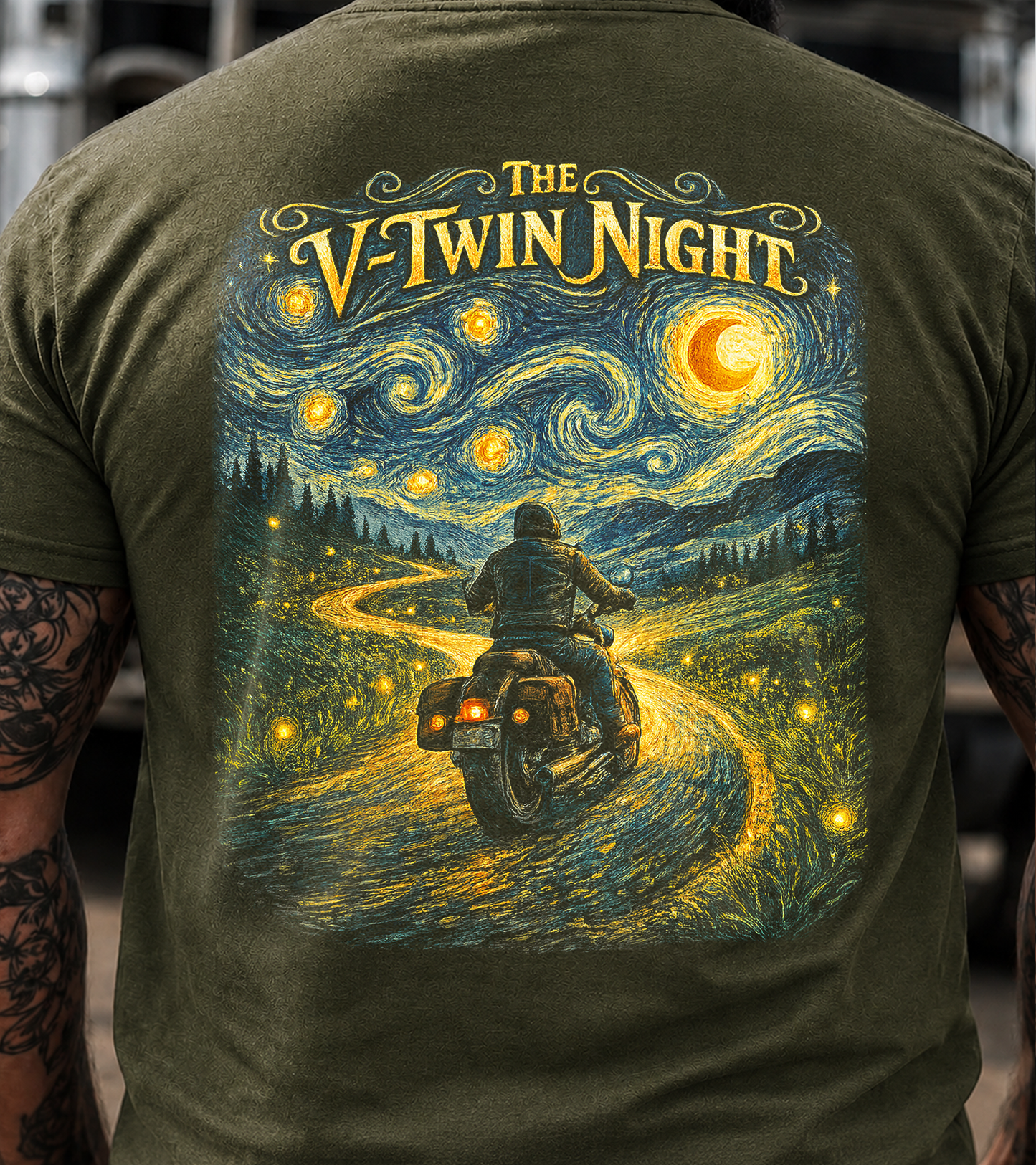 The V-Twin Night Biker T-Shirt