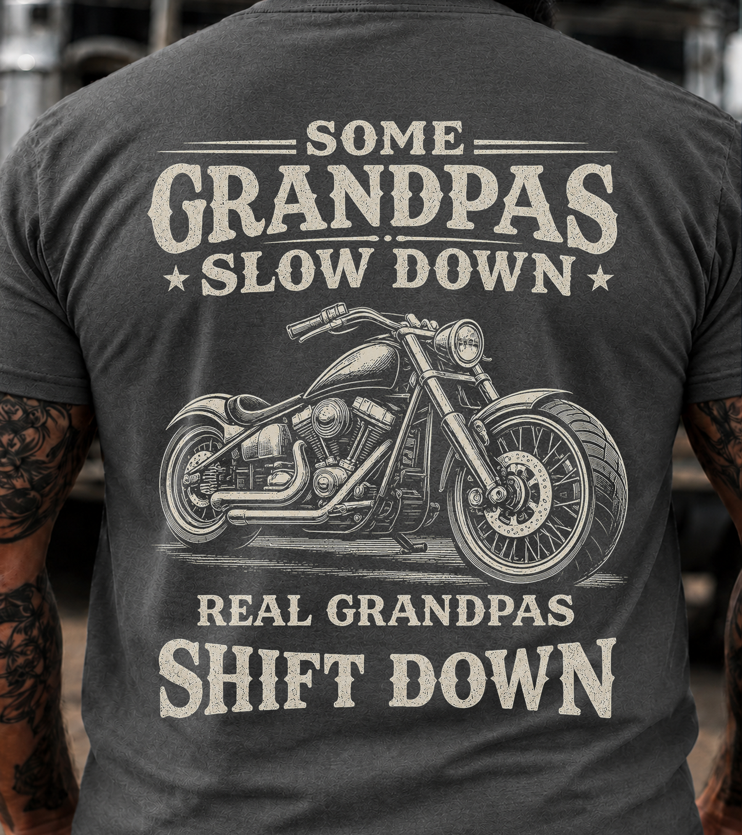 Some Grandpas Slow Down T‑Shirt Biker
